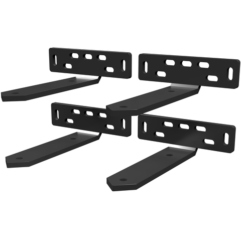 L Shelf Brackets ( Set of 4) (LENGHT: 6 1/2 INCH) (Triangle End)