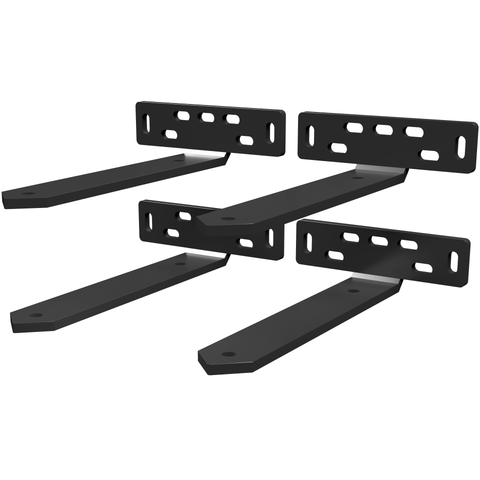 L Shelf Brackets ( Set of 4) (LENGHT: 8 1/2 INCH) (Triangle End)