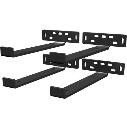 J Shelf Brackets ( Set of 4) (LENGHT: 9 1/4 INCH)