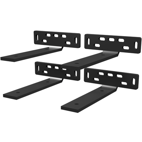 L Shelf Brackets ( Set of 4) (LENGHT: 6 1/2 INCH) ( Straight End)