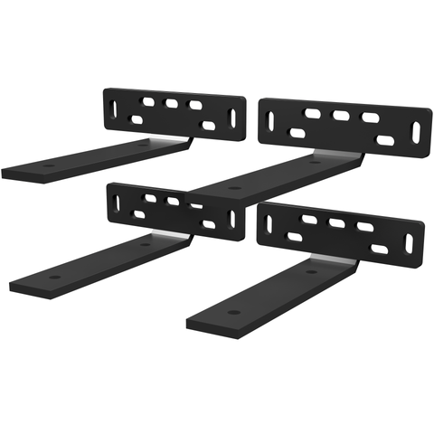 L Shelf Brackets ( Set of 4) (LENGHT: 8 1/2 INCH) ( Straight End)